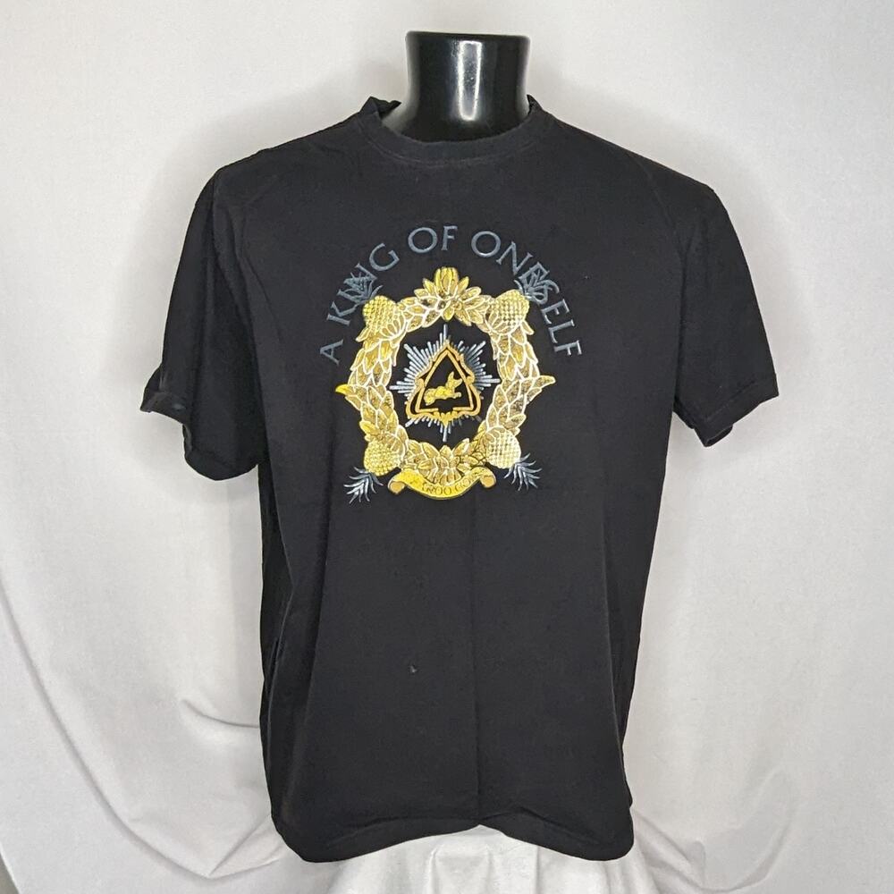 Akoo MFG Co. Men's Shirt Cotton Graphic Shirt black 3XL